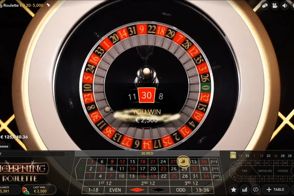 JLBet Lightning Roulette Live Dealer with 500x Lucky Number Multipliers