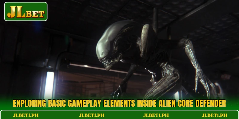 Exploring basic gameplay elements inside Alien Core Defender