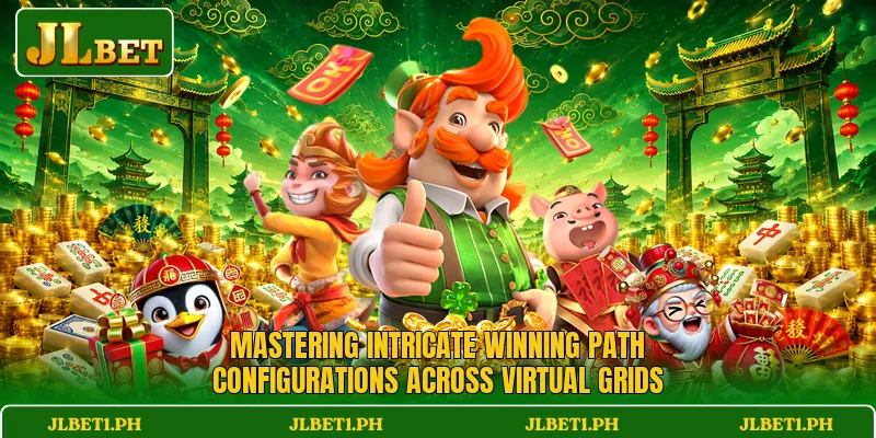 Mastering intricate winning path configurations across virtual grids