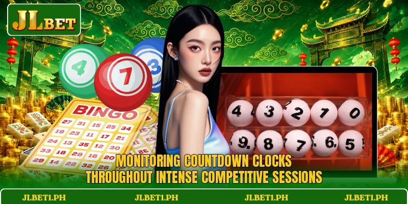 Monitoring countdown clocks throughout intense competitive sessions