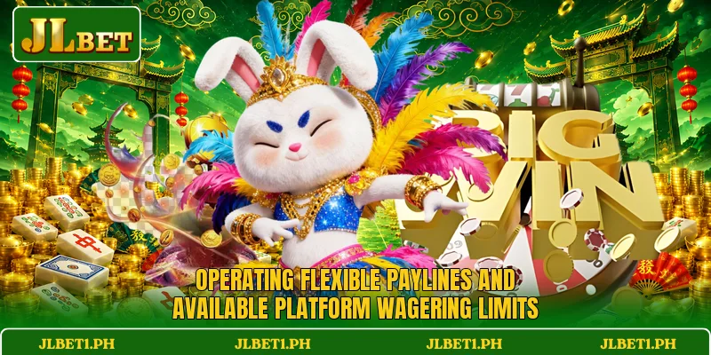 Operating flexible paylines and available platform wagering limits