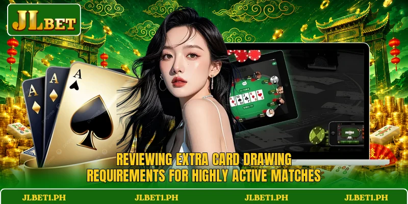 Reviewing extra card drawing requirements for highly active matches