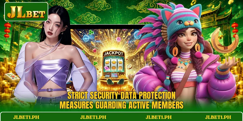 Strict security data protection measures guarding active members Strict security data protection measures guarding active members