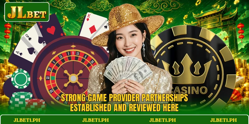 Strong game provider partnerships established and reviewed here