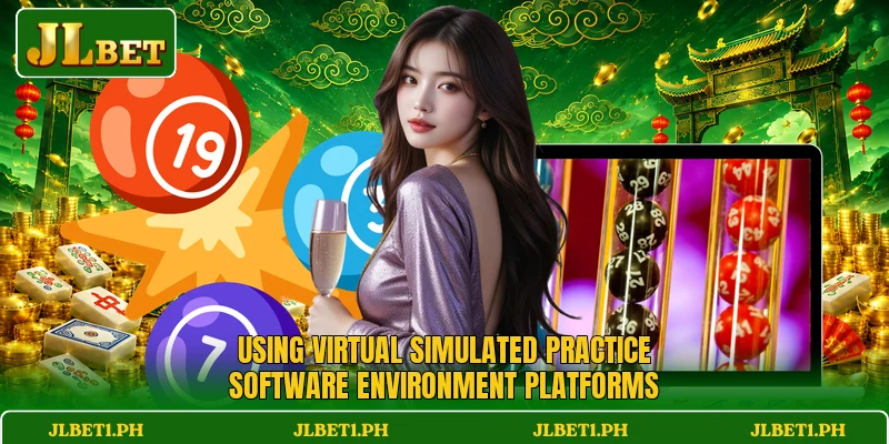 Using virtual simulated practice software environment platforms